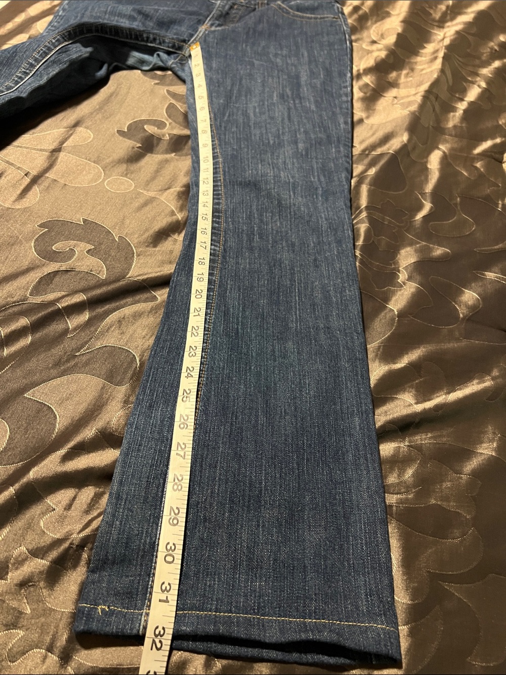 Kimes Ranch Betty Mid Rise Dark Wash Blue Denim Jeans Straight/Boot Women’s 8/36 - Picture 10 of 13